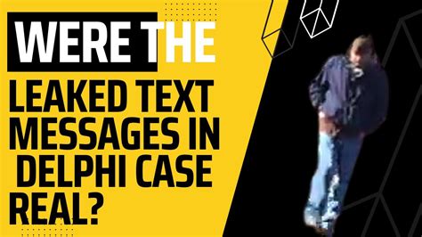 leaked text messages delphi murders
